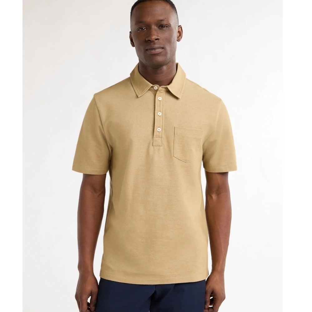 Classic Tan Polo Shirt for Men